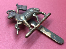Load image into Gallery viewer, Original WW2 British Army Queen's Royal Regiment (West Surrey) Cap Badge - The Militaria Shop