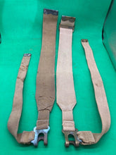 Load image into Gallery viewer, Original WW2 Pattern British Army L Straps Pair - 37 Pattern Webbing Haversack - The Militaria Shop