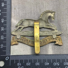 Load image into Gallery viewer, Original WW2 British Army Cap Badge - 3rd The King's Own Hussars - The Militaria Shop