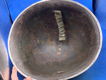 Load image into Gallery viewer, Original WW2 British Army / Canadian Army Mk3 Turtle Combat Helmet - Medic? - The Militaria Shop
