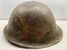 Load image into Gallery viewer, Geunine British / Canadian Army Mk3 WW2 Combat Helmet - Uncleaned Original - The Militaria Shop