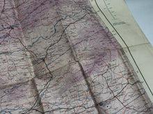 Load image into Gallery viewer, Original WW2 British Army / RAF Map - Satpura Mountains - The Militaria Shop