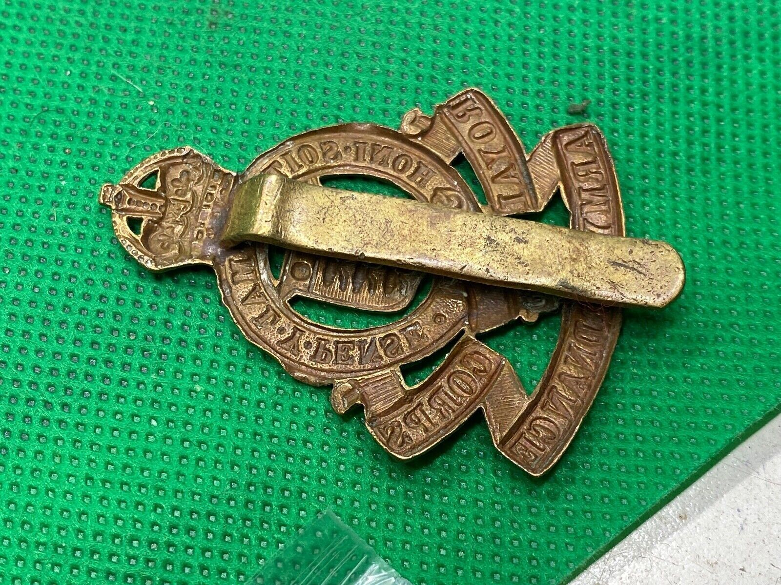 British Army - Royal Army Ordnance Corps King's Crown Cap Badge - The Militaria Shop