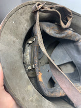 Load image into Gallery viewer, Original WW2 French Army M1926 Adrian Helmet - Divisional Markings - The Militaria Shop