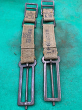 Charger l'image dans la galerie, Original WW2 British Army 37 Pattern Brace Adaptors Pair - 1941 Dated - The Militaria Shop