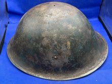 Load image into Gallery viewer, WW2 Canadian Army Mk3 Turtle Helmet - Original WW2 Helmet Shell - High Rivet - The Militaria Shop