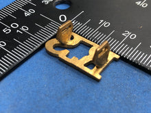 Load image into Gallery viewer, Original WW2 British Army Royal Scots (RS) Brass Shoulder Title - The Militaria Shop