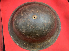 Load image into Gallery viewer, Original WW2 Combat Helmet - British / South African Army Mk2 Brodie Helmet - The Militaria Shop