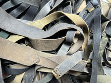 Load image into Gallery viewer, Original WW2 British Army / RAF Blue Blanco 37 Pattern Shoulder Strap - The Militaria Shop