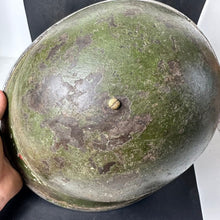 Load image into Gallery viewer, Original WW2 British / Canadian Army Medic Mk3 Combat Helmet & Liner - The Militaria Shop