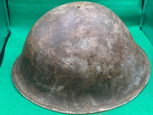 Lade das Bild in den Galerie-Viewer, Original WW2 British Army / Canadian Army Mk3 Turtle Combat Helmet - The Militaria Shop