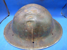 Load image into Gallery viewer, Original WW2 South African Army Mk2 Brodie Helmet - British Style Combat Helmet - The Militaria Shop