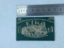 Load image into Gallery viewer, ORIGINAL GERMAN WWII WEHRMACHT AFRICA CIGARETTE PAPER "EFKA" - 1942 Da - The Militaria Shop