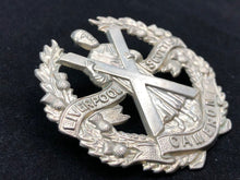 Load image into Gallery viewer, Original WW2 British Army Liverpool Scottish Cameron Highlanders Cap Badge - The Militaria Shop