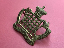 Load image into Gallery viewer, Original WW1 British Army Royal Gloucestershire Hussars Cap Badge - The Militaria Shop