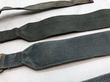 Load image into Gallery viewer, Original WW2 British Royal Air Force Blue 37 Pattern L Strap Set - The Militaria Shop