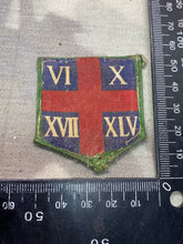 Load image into Gallery viewer, Original WW2 British Army - Midlands Training Brigade Printed Shoulder Badge - The Militaria Shop