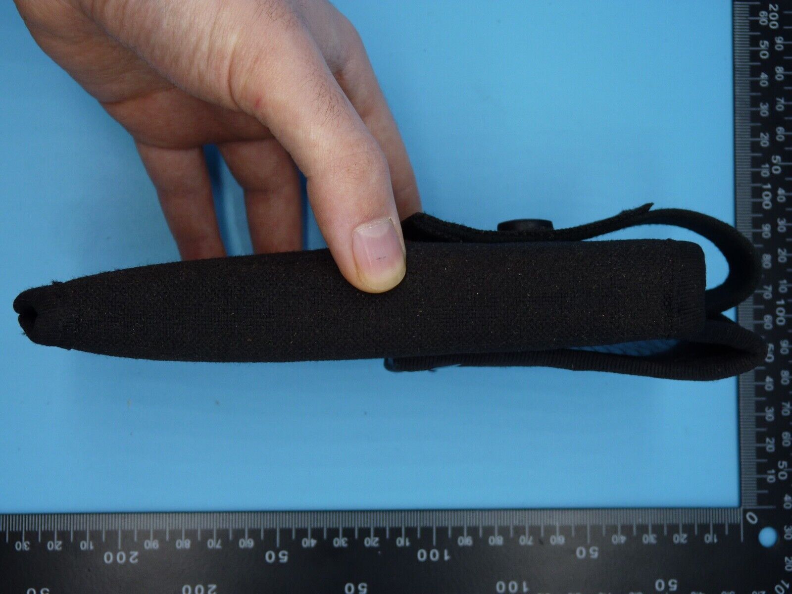 Black Fabric Tactical Belt Mounted Pistol Holster - The Militaria Shop
