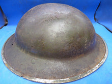 Load image into Gallery viewer, Original WW2 South African Army Mk2 Brodie Helmet - British Style Combat Helmet - The Militaria Shop