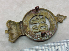 Load image into Gallery viewer, British Army Victorian Era 48th Northamptonshire Regiment Helmet/Glengarry Badge - The Militaria Shop