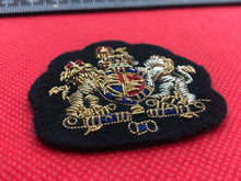 Load image into Gallery viewer, Genuine British Army Warrant Officer WO1 Rank Badge Bullion Embroidered - The Militaria Shop