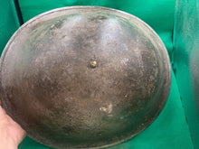 Load image into Gallery viewer, Original WW2 British Army / Canadian Army Mk3 Turtle Combat Helmet - The Militaria Shop