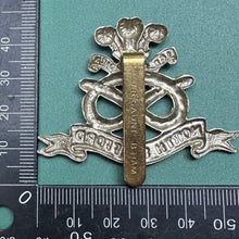 Load image into Gallery viewer, Original WW2 British Army North Stafford Regiment Cap Badge - The Militaria Shop