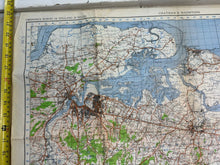 Load image into Gallery viewer, Original WW2 British Army OS Map of England - War Office - Chatham & Maidsto - The Militaria Shop