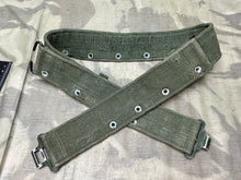 Load image into Gallery viewer, Original WW2 British Army 44 Pattern Soldiers Belt - 36" Waist - The Militaria Shop