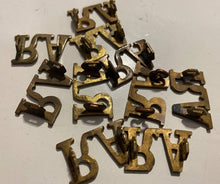 Load image into Gallery viewer, WW1 British Army - Royal Artilllery RA - genuine brass shoulder titles. - The Militaria Shop