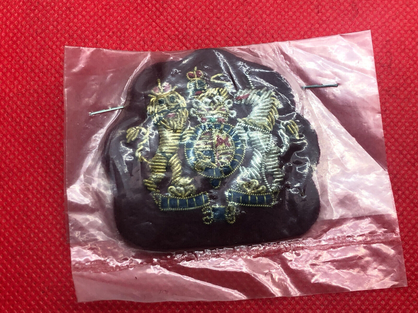 Genuine British Army Warrant Officer WO1 Rank Badge Bullion Embroidered - The Militaria Shop