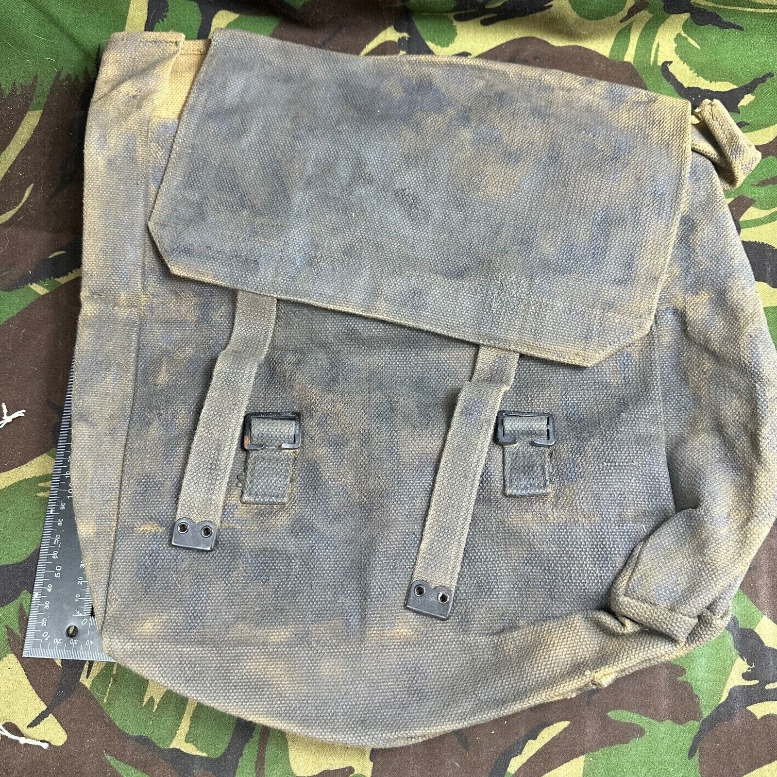 British Army / RAF 37 Pattern Large Pack - WW2 Pattern -Used Condition Original - The Militaria Shop