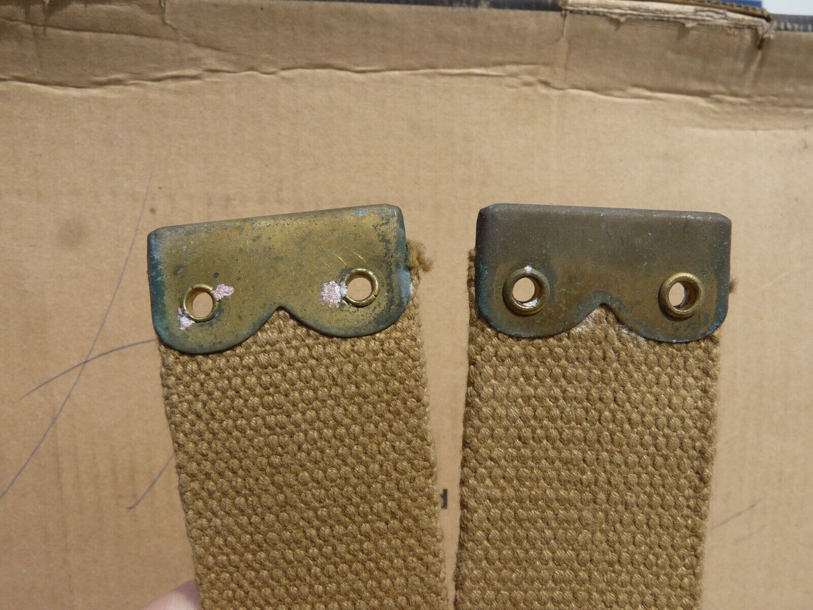 Original WW2 British Army 37 Pattern Yoke Utility Shoulder Strap- M.W&S Ltd - The Militaria Shop