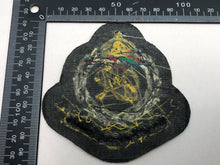 Load image into Gallery viewer, British Army Bullion Embroidered Blazer Badge - Military Police - Kings Crown - The Militaria Shop