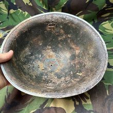 Load image into Gallery viewer, Original WW2 British / Canadian Army Mk3 Turtle Helmet - The Militaria Shop