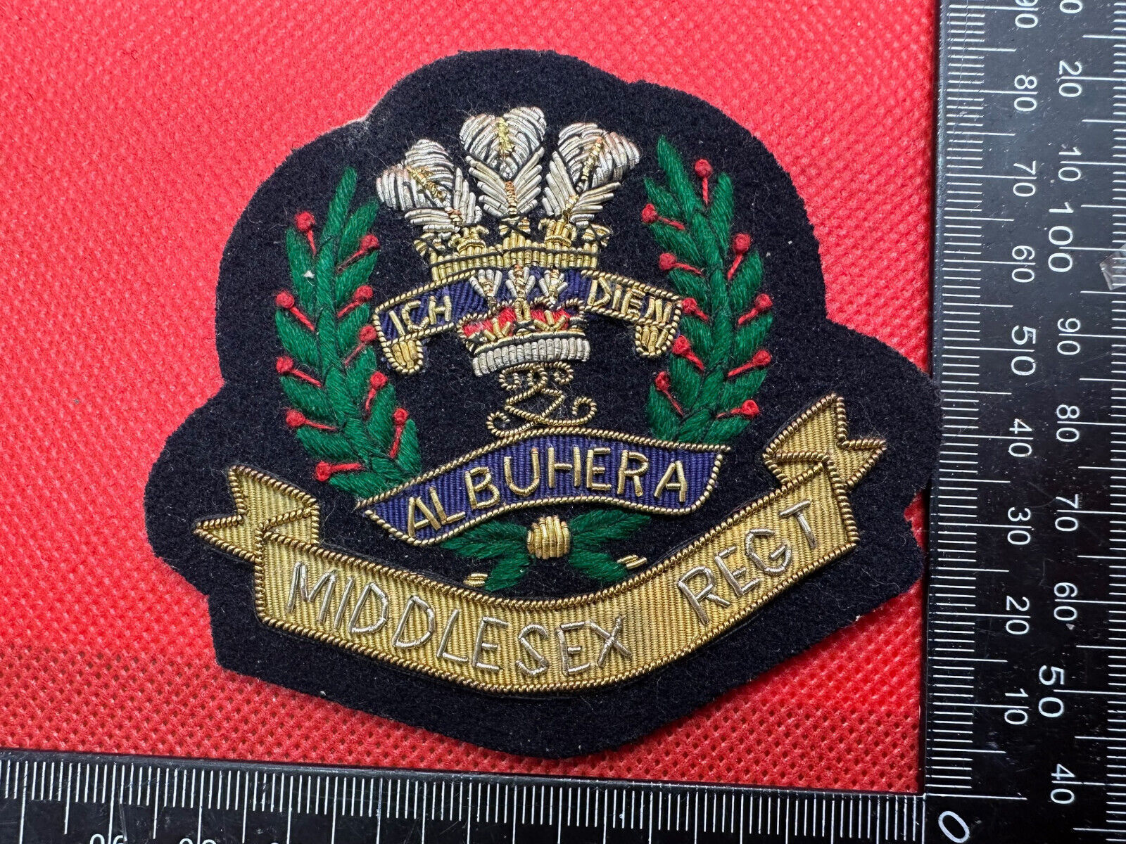 British Army Bullion Embroidered Blazer Badge - Inniskilling Fusiliers - The Militaria Shop