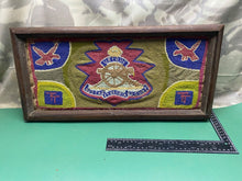 Load image into Gallery viewer, Large 50th (Northumbrian) Infantry Division - Artillery Framed Tapestry - The Militaria Shop