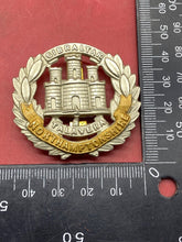 Load image into Gallery viewer, WW1 / WW2 British Army Northamptonshire Regiment Cap Badge. - The Militaria Shop