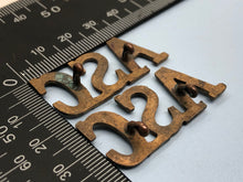 Load image into Gallery viewer, Original WW1 British Army Service Corps (A.S.C.) Shoulder Titles - The Militaria Shop