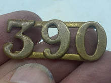 Load image into Gallery viewer, Original British Army Numbered Regimental Shoulder Title - Unusual - The Militaria Shop