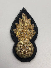 Load image into Gallery viewer, Original WW2 British Army Royal Artillery Bullion Uniform Collar Badge - The Militaria Shop