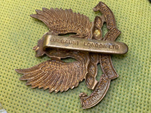 Load image into Gallery viewer, British Army Ayrshire Earl of Carrick Own Yeomanry Cap Badge - Maker Marked - The Militaria Shop