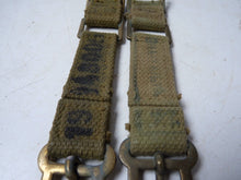 Load image into Gallery viewer, Original WW2 British Army 37 Pattern Webbing Brace Adaptor Pair - The Militaria Shop