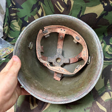 Load image into Gallery viewer, Original WW2 British / Canadian Army Mk3 Turtle Helmet & Liner - The Militaria Shop