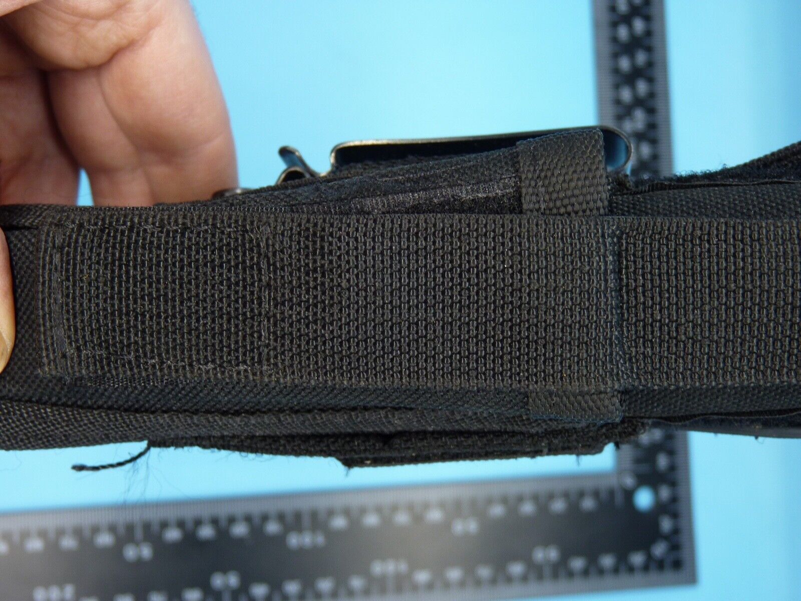 Black Fabric Tactical Belt Mounted Pistol Holster - Front Line - The Militaria Shop