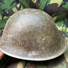 Load image into Gallery viewer, Original WW2 British / Canadian Army Mk3 Turtle Helmet - The Militaria Shop