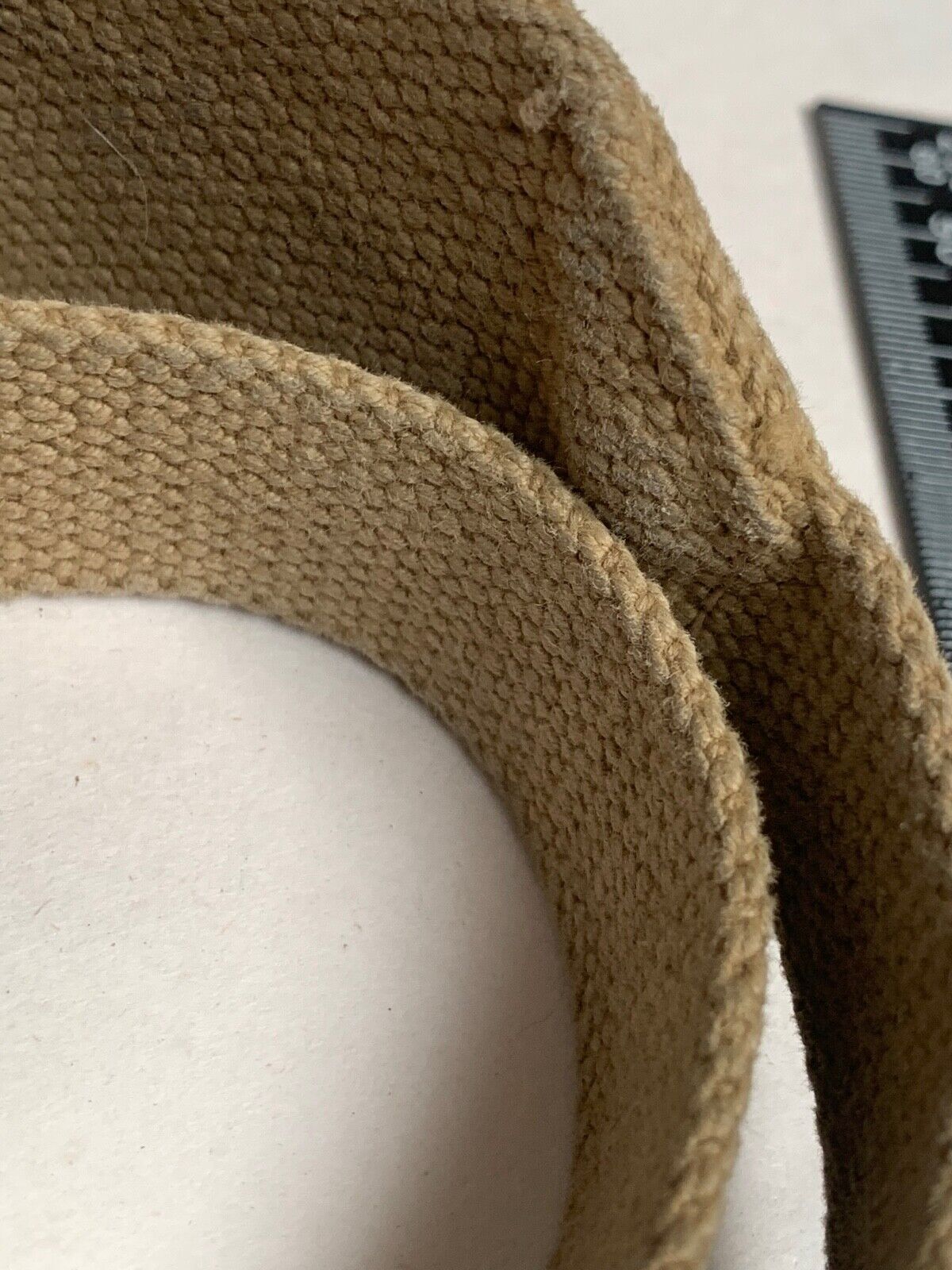 Original WW2 British Army 37 Pattern Shoulder Strap - NORMAL - M.W&S 1942 - The Militaria Shop