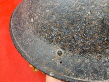 Load image into Gallery viewer, Genuine British Army / Civil Defence Helmet - 2 Hole - Ideal Restoration Project - The Militaria Shop