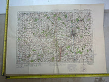 Load image into Gallery viewer, Original WW2 British Army OS Map of England - War Office - Worcester - The Militaria Shop