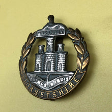 Load image into Gallery viewer, Original WW2 British Army Dorsetshire Regiment Cap Badge - The Militaria Shop